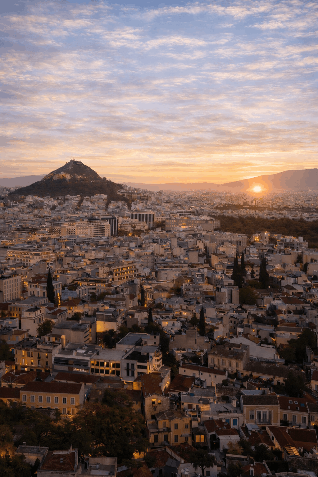 Athens city view