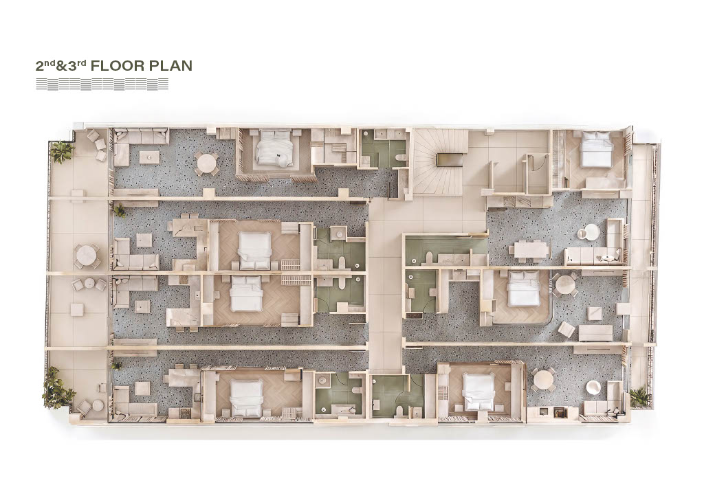 Metra 87 2nd and 3rd Floor Plan